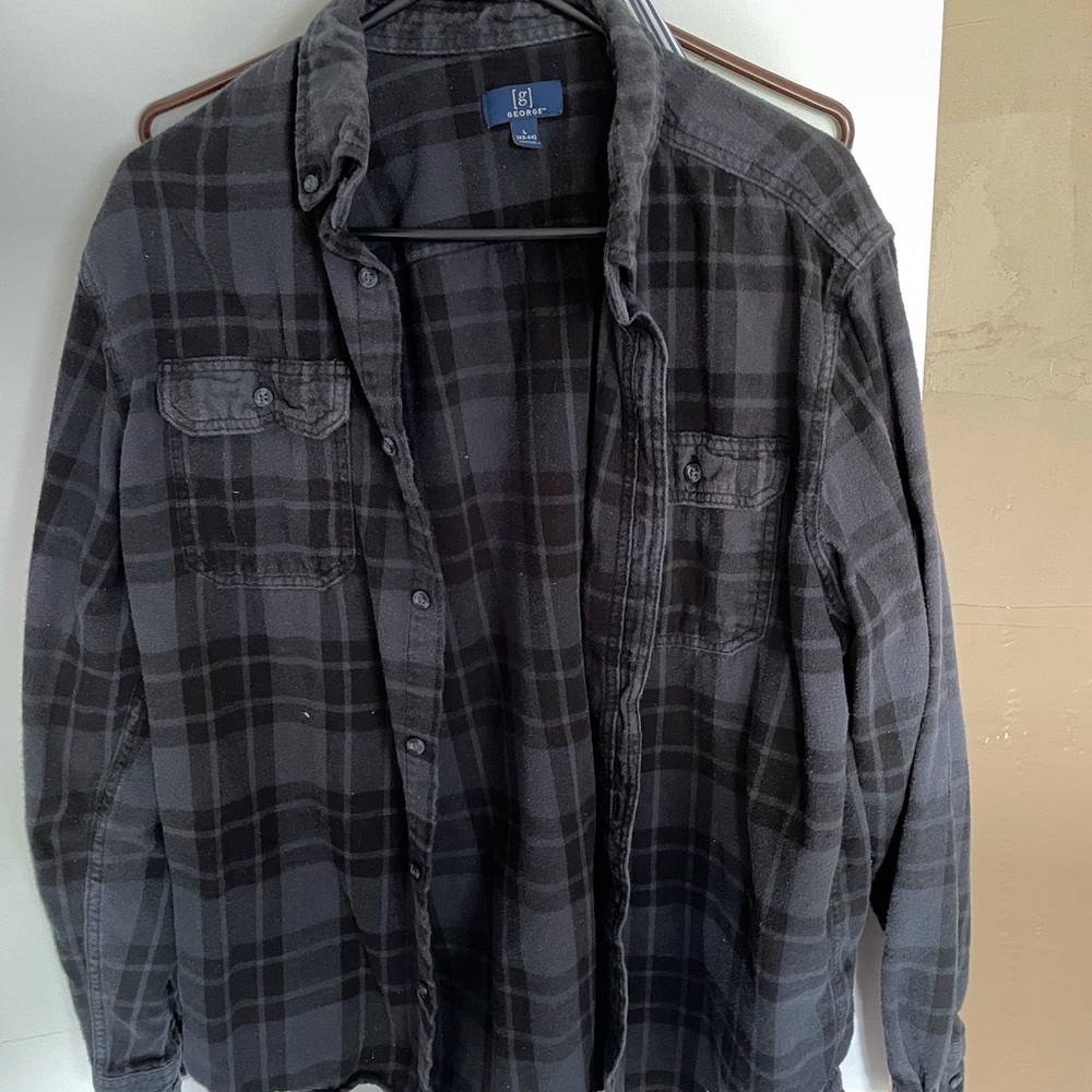 Men’s Black/Grey Flannel